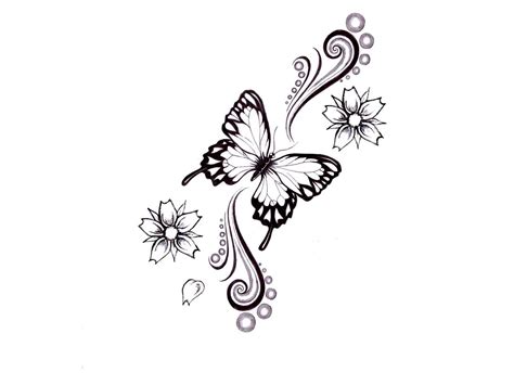 Butterfly Tattoo Sketches - Tukang Kritik