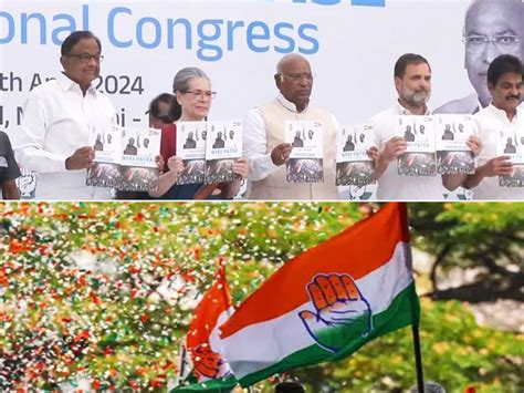 congress party releases election manifesto for the upcoming 2024 lok ...