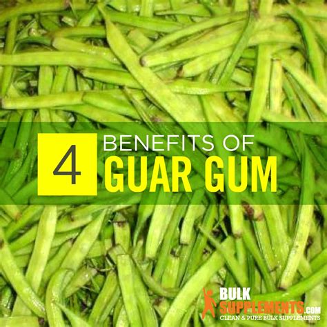 Guar Gum Benefits, Dosage & Side Effects