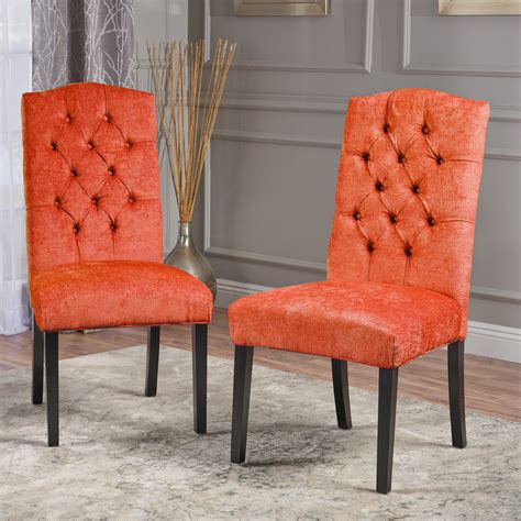 Orange Parson Chairs – All Chairs