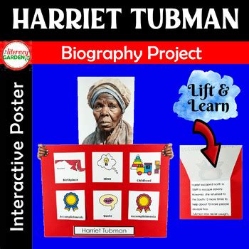 HARRIET TUBMAN Black History Month Biographies Womens History Bulletin Board