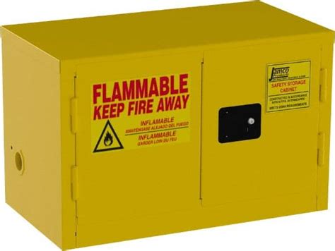 Jamco - Flammable & Hazardous Storage Cabinets: 11 gal Drum, 2 Door, Self Closing, Yellow | MSC ...