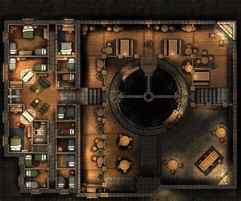 *Yawn... Another Yawning Portal Tavern - FREE. All PNGs, GRID/NOGRID ...