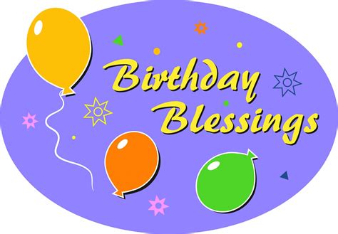 Birthday Blessings Clip Art Free Stock Photo - Public Domain Pictures