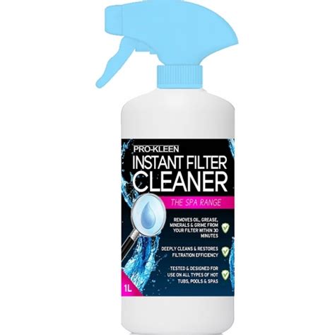 Pro-Kleen Instant Hot Tub & Spa Filter Cleaner 1L Spray - Pro-Kleen