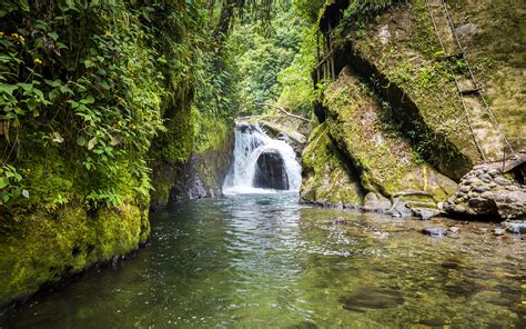 Photos Nature Nambillo river Mindo Moss Ecuador Waterfalls 3840x2400