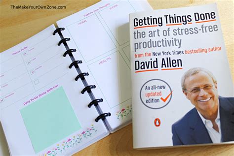 Make A "Getting Things Done" Planner - The Make Your Own Zone