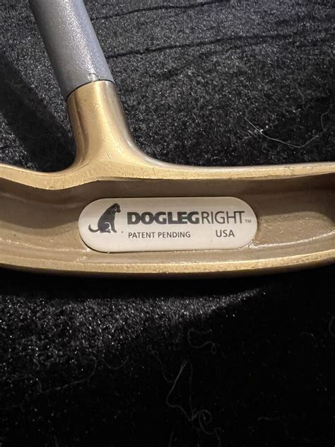 HOG DogLeg Right Model 1002i BULLSEYE Brass Putter 35” With Headcover ...