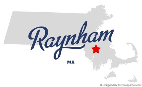 Map of Raynham, MA, Massachusetts