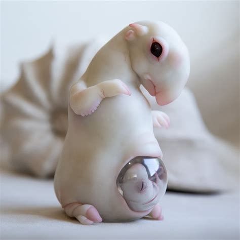 Weird Albino Tapir Animal Sculpture Im Pregnant Alien With - Etsy Canada
