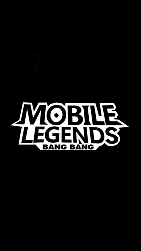 Mobile Legends Logo Black and White