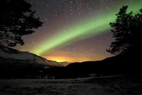 In search of the evasive Aurora Borealis on a Norwegian winter night