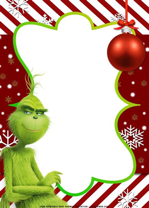 Free Printable Grinch Invitation Template - Printable Word Searches