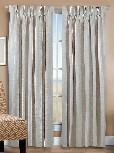 Amazing Pinch Pleat Back Tab Curtains Cortina Bed Bath And Beyond