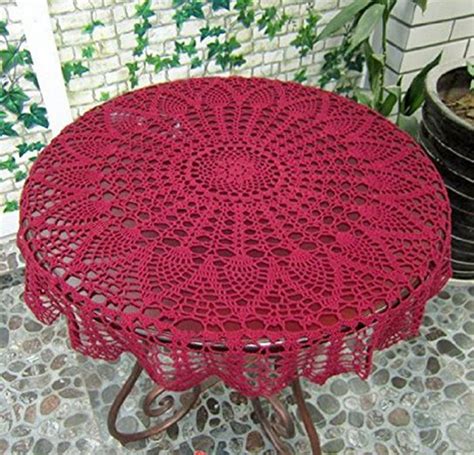 35 Crochet Lace Tablecloth Patterns - The Funky Stitch