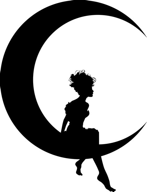 Moon Clipart Black And White | Free download on ClipArtMag