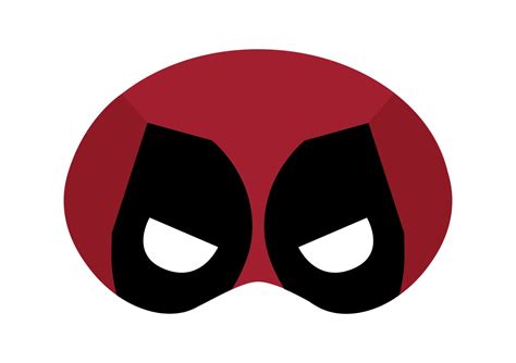 Deadpool PRINTABLE Mask digital Download - Etsy