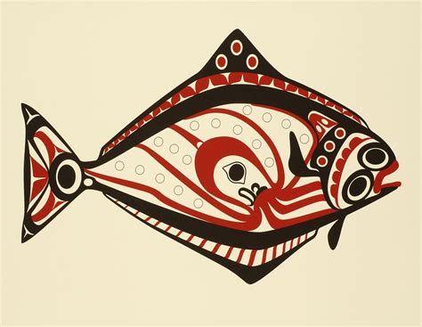 Roy Henry Vickers - Halibut Arte Inuit, Arte Haida, Haida Art, Arte ...