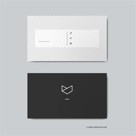 Minimalist Business Card Template - Fill Out, Sign Online and Download PDF | Templateroller