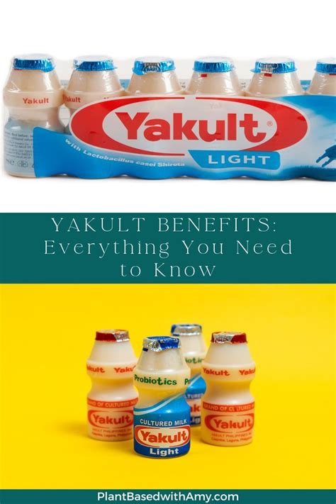 Yakult Benefits: Everything You Need to Know in 2023 | Probiotic benefits, Probiotic drinks ...