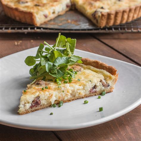 Rustic Lamb Quiche Lorraine - Shepherd Song Farm