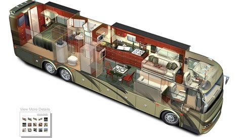 3D RV Motorhome Cutaway © ACME-3D.com