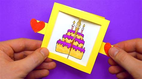 3d Pop Up Birthday Card Diy - Printable Templates Free