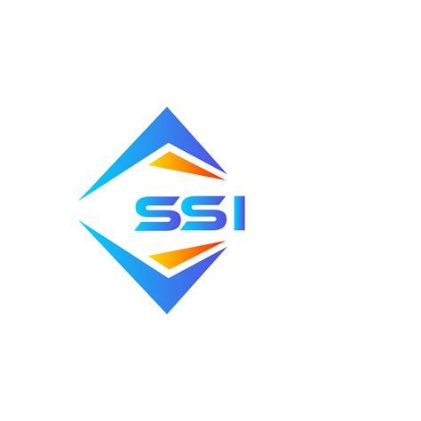 SSI abstract technology logo design on white background. SSI creative initials letter logo ...