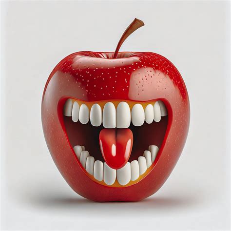 Apple, Funny Cartoon, Fruit Free Stock Photo - Public Domain Pictures