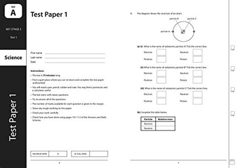 HarperCollins UK 53243 KS3 Science Practice Test Papers Letts KS3 Revision 9780008299194 | eBay