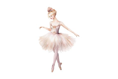 Cute Watercolor Ballerina Clip Art Graphic by Kaleriia Studio ...