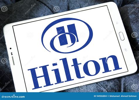 Hilton logo editorial stock image. Image of brands, competition - 94906884