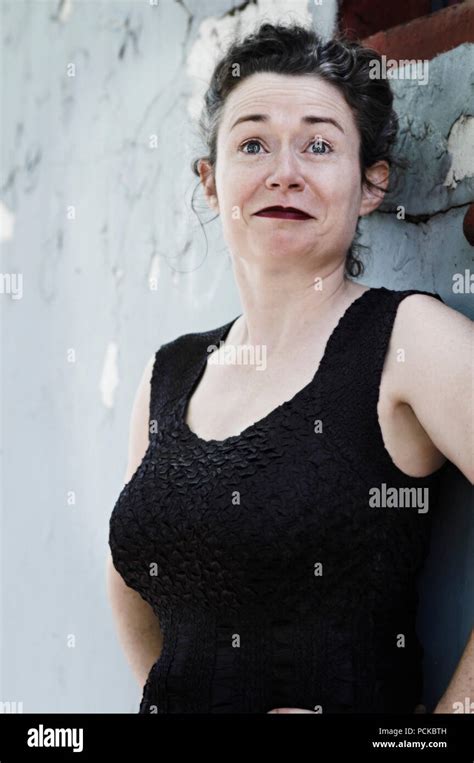 Judith Lucy, Australian comedienne Stock Photo - Alamy