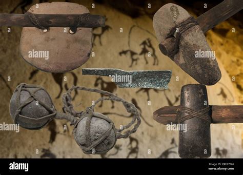 Neolithic Art - Weapons and hunting objects from various museums dating back to the Neolithic ...