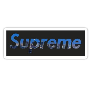 Supreme Logo Transparent Black Background