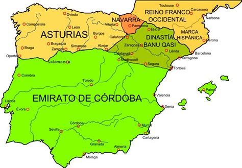 Picture Information: Kingdom of Asturias Map