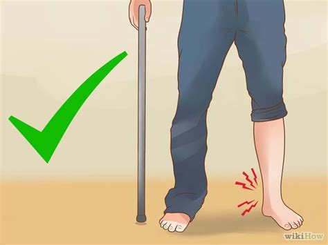 How to Hold and Use a Cane Correctly: 12 Steps (with Pictures)