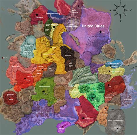 Kenshi Political Map