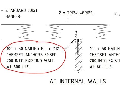 Chemset anchor into top of 110mm wide clay brickwork - masonry...