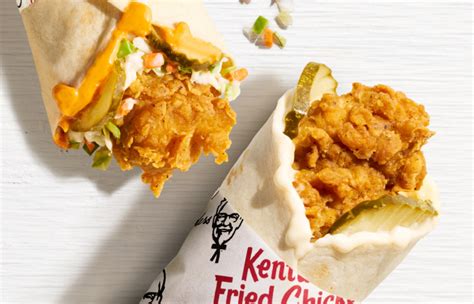 KFC Introduces Two New Mouthwatering Chicken Wraps - TrendRadars