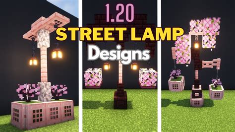7 NEW Street Lamp Designs for Minecraft 1.20 - YouTube