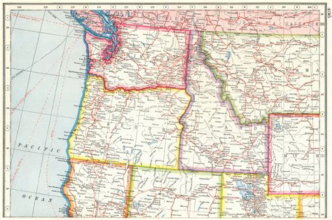 Map Of Washington State And Oregon - Black Sea Map