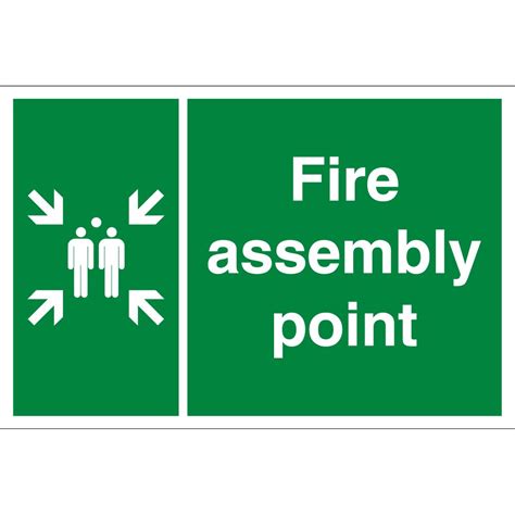 Assembly Point Sign Fire Drill