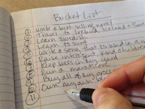 Social Circle: What's on your "bucket list?"