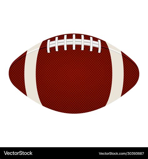 American football ball Royalty Free Vector Image