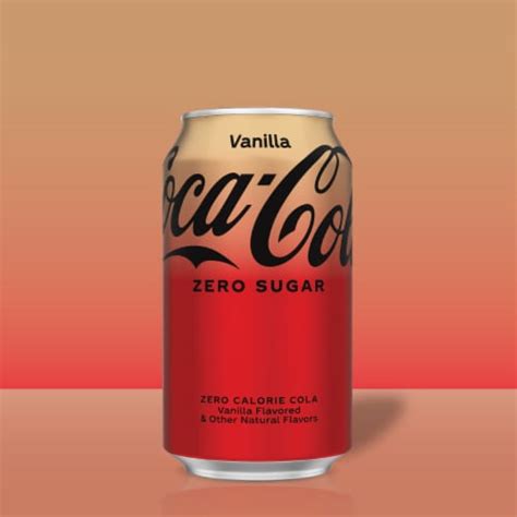 Coca-Cola® Zero Sugar Vanilla Soda Cans, 12 pk / 12 fl oz - Kroger