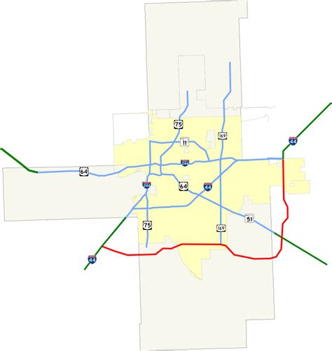 Oklahoma Creek Turnpike Map