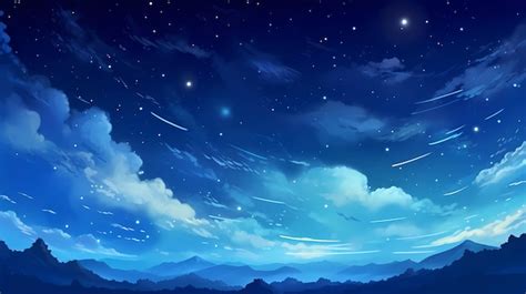 Premium AI Image | handpainted cartoon beautiful illustration of starry sky