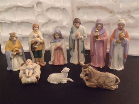 Home Interiors Christmas HOMCO Nativity Scene Set #5110 Full Set ...