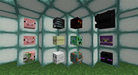 Mob Heads Data Pack (1.18.2, 1.16.5) - Heads, Decoration - Mc-Mod.Net